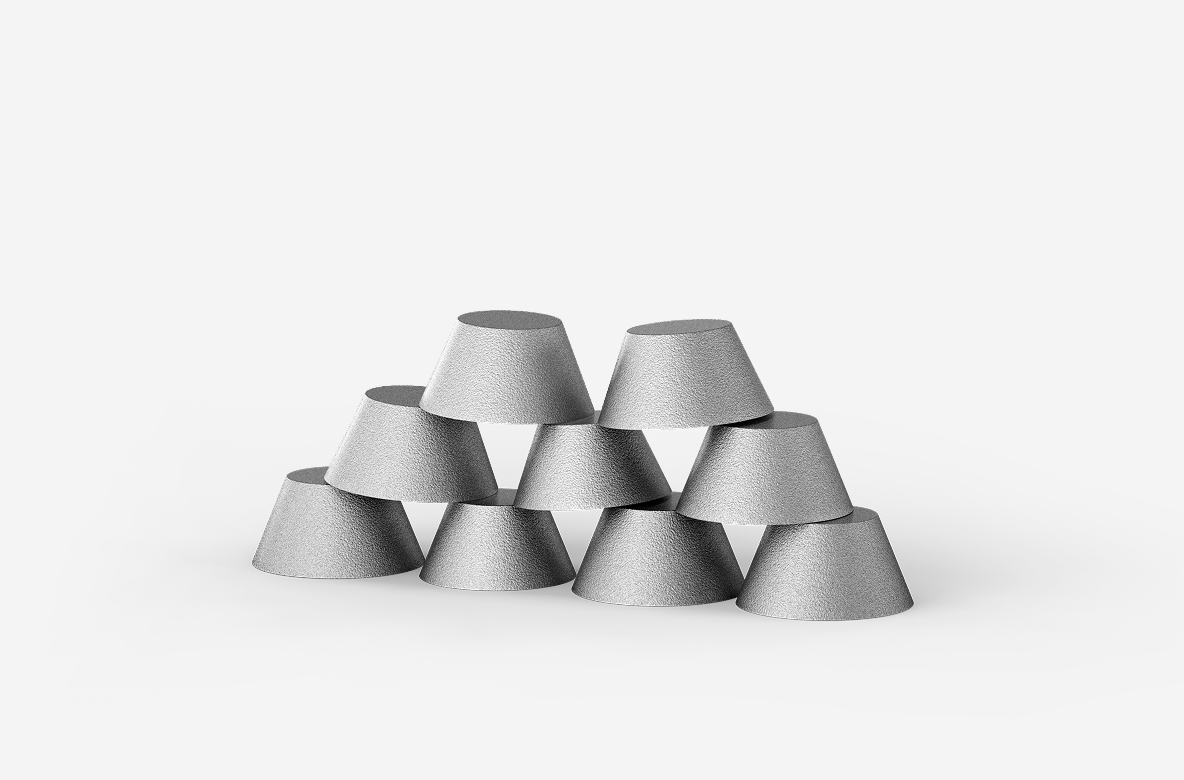 Master alloy samples for high concentration analysis