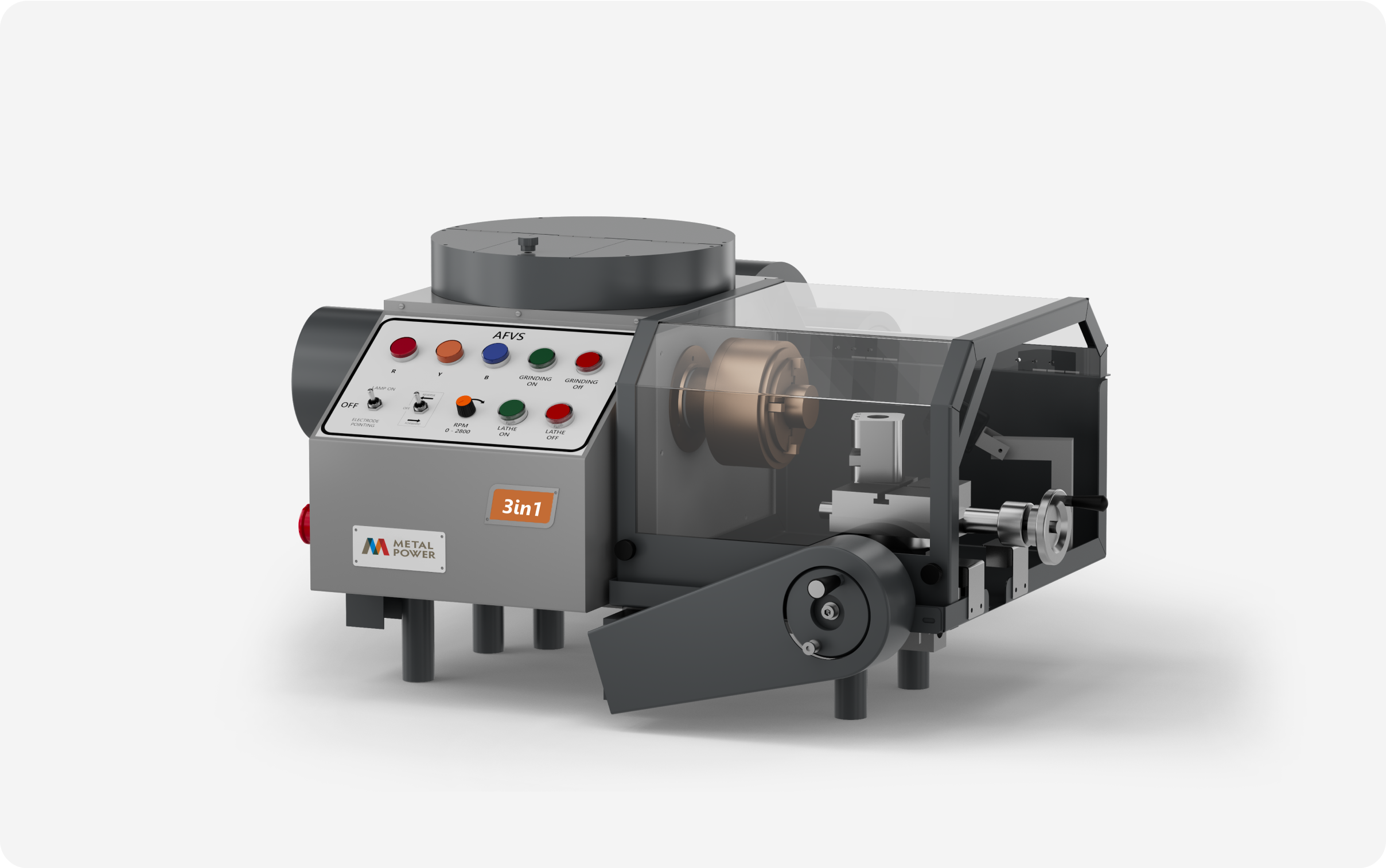 3in1 grinding and polishing machine for sample preparation in spark testing